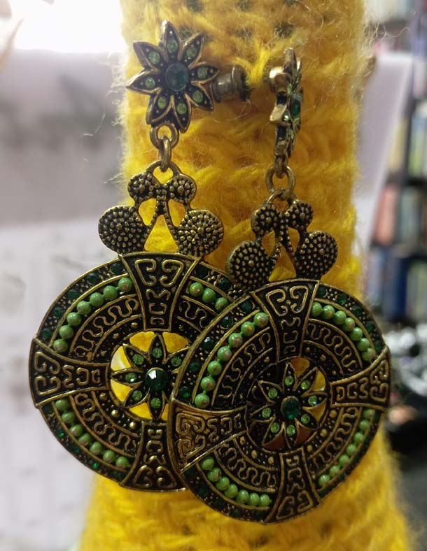 Серьги "Клад лесной царевны"