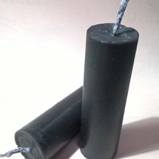 Свеча из черного воска цилиндр М