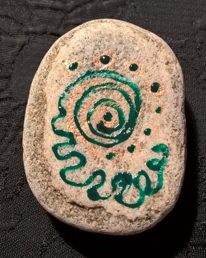 Камень-талисман "Спираль удачи"