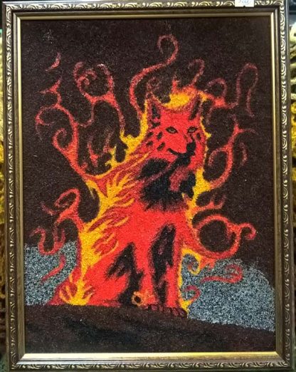 Картина "Огненный волк"