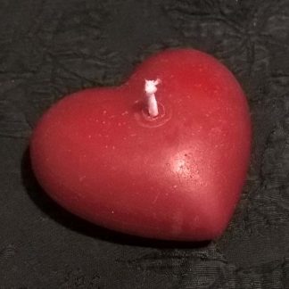 Свеча красная "Сердце"