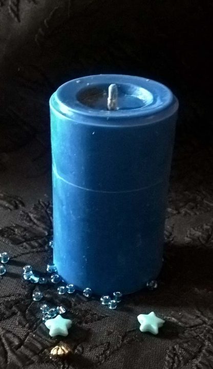 Свеча синяя цилиндр С