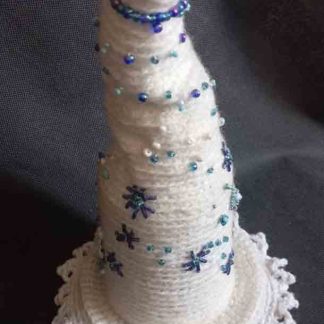 Контейнер для подарка "Шляпа волшебника" ® (белая)