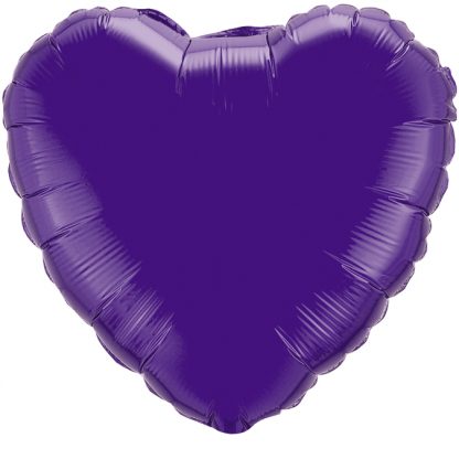 Шар "Сердце" (фиолет)