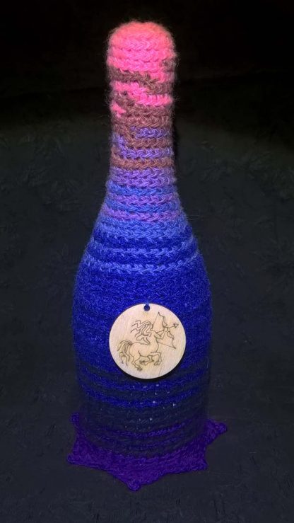 Чехол-талисман на бутылку "Стрелец"