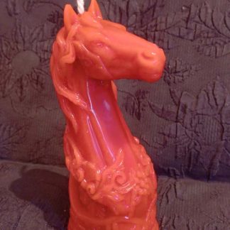 Свеча фигурная "Голова коня узорная"